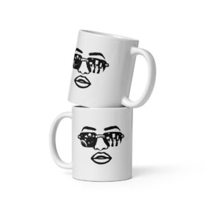 Secret White glossy mug