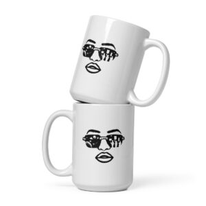 Secret White glossy mug