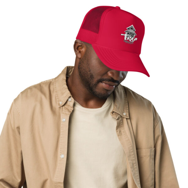 Trap Democracy (White) Trucker Hat - Image 3