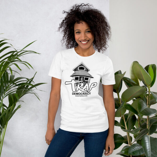 Trap Democracy (White) T-Shirt - Image 2